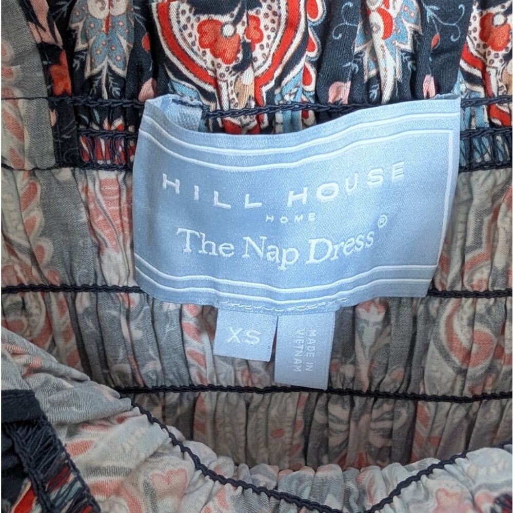 Hill House Home The Kimmy Maxi Nap Dress Womens XS in Emma Stripe/Navy Multi - Picture 4 of 10